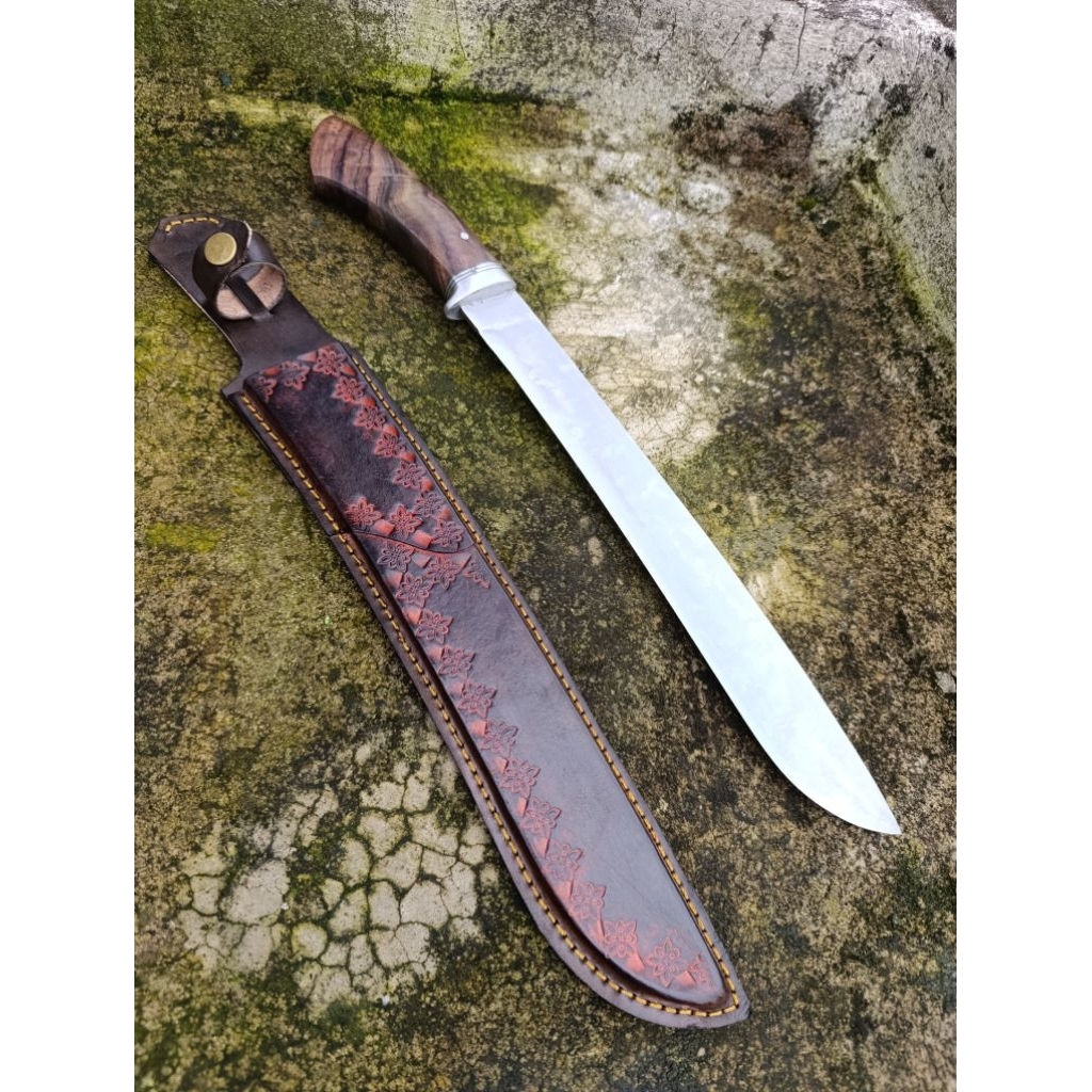 Gollok sembellih Willys Gen 2 Asli 30cm Sarung Kulit