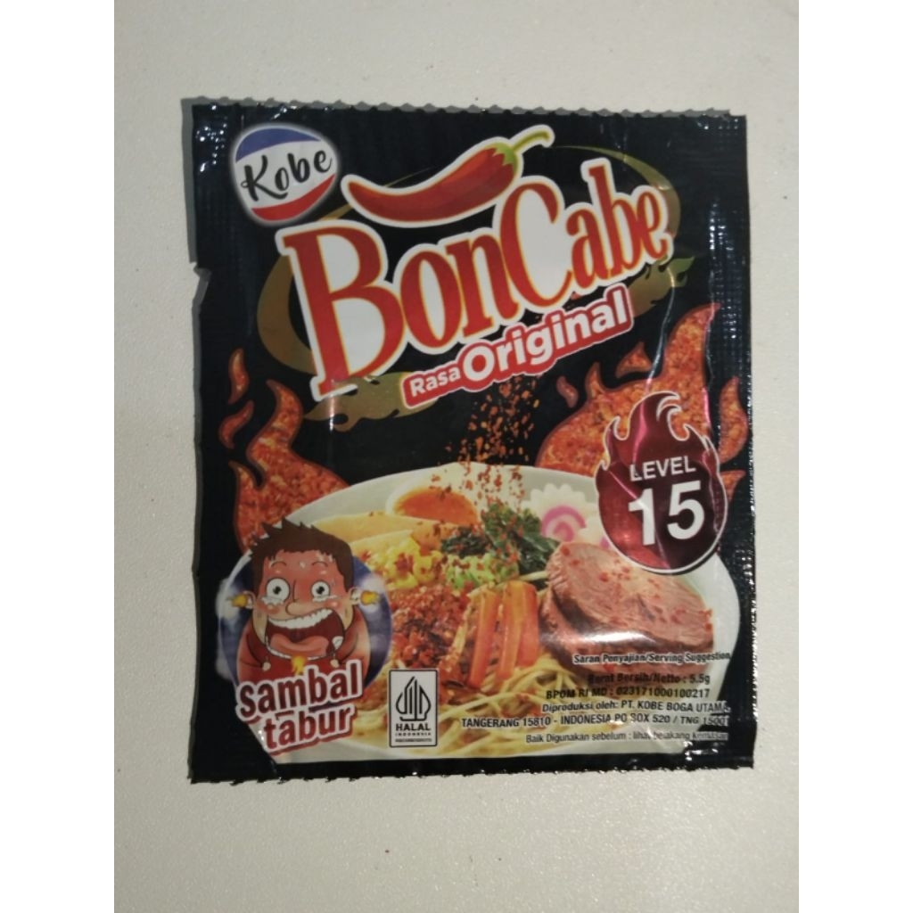 Bon Cabe Sachet 6gr Cabai Bubuk Kering Pedas Hot Chili Instan