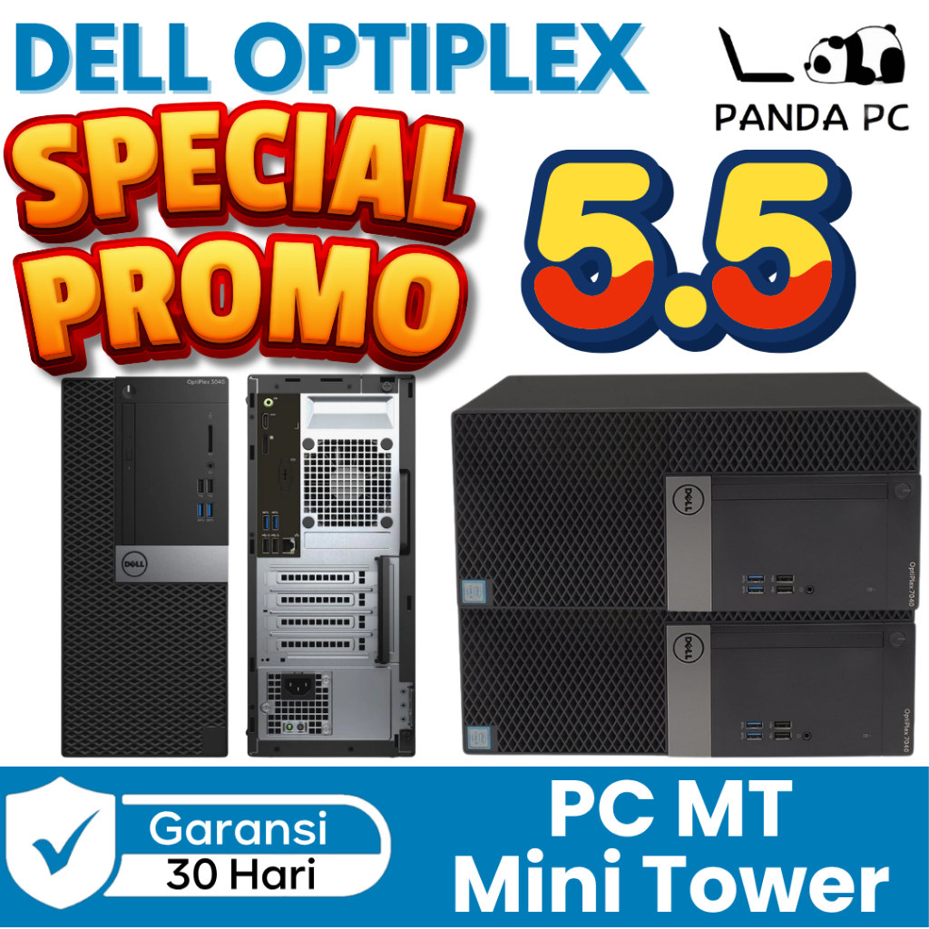 PC Dell Optiplex 3040 / 5040/ 7040 Mini Tower i3 / i5 / i7 Gen 6 PC MT