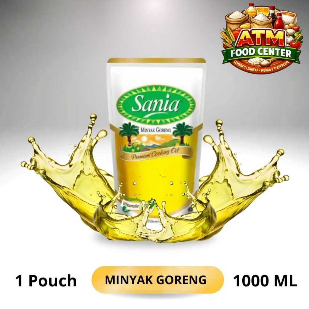 Minyak goreng sania kemasan 1 liter 1 karton
