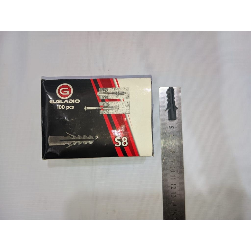 Sale Fisher (Tanpa Skrup) Elgladio S6 S8 S10 S12 Pengencang Skrup Tembok