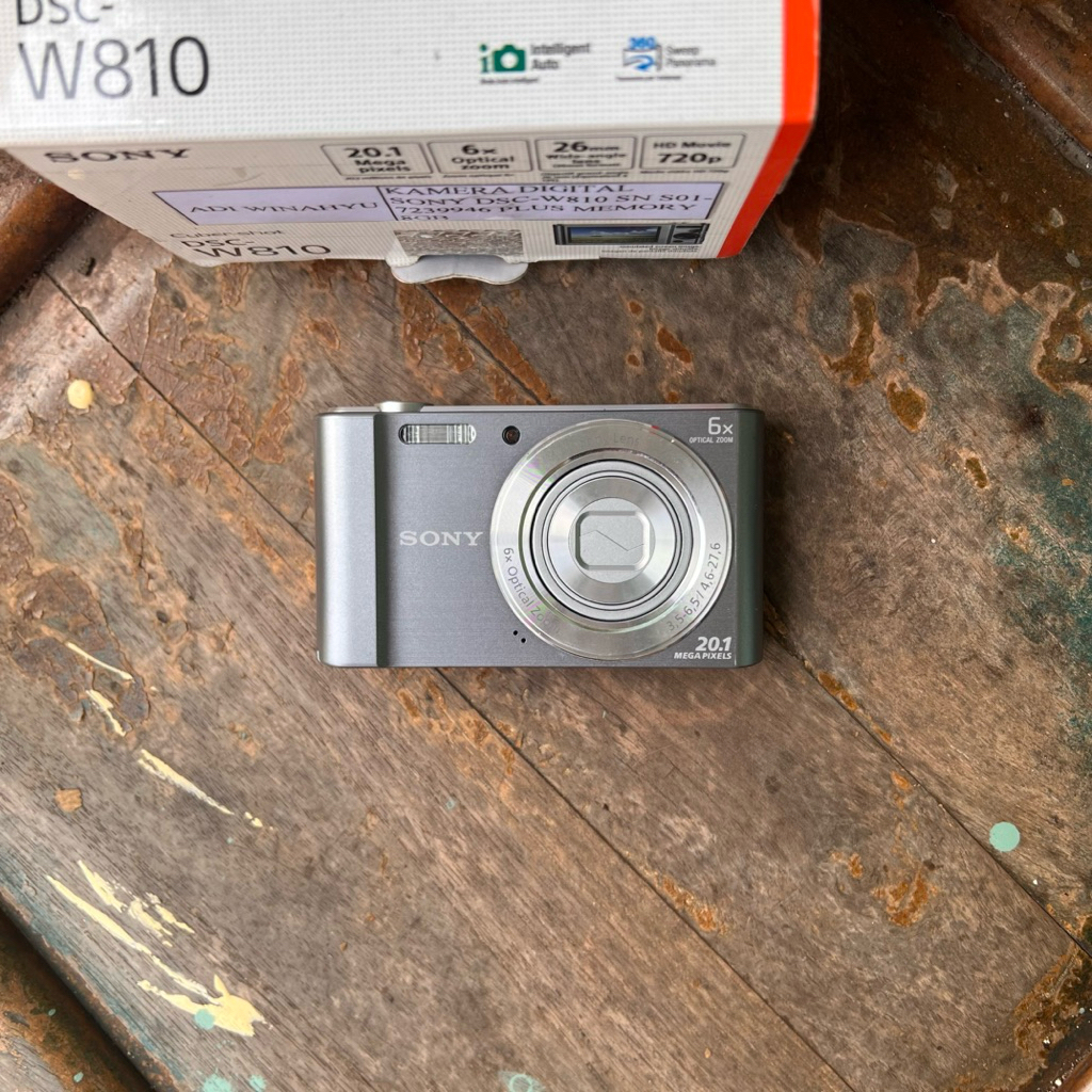 kamera digital digicam SONY CYBERSHOT W810 SILVER
