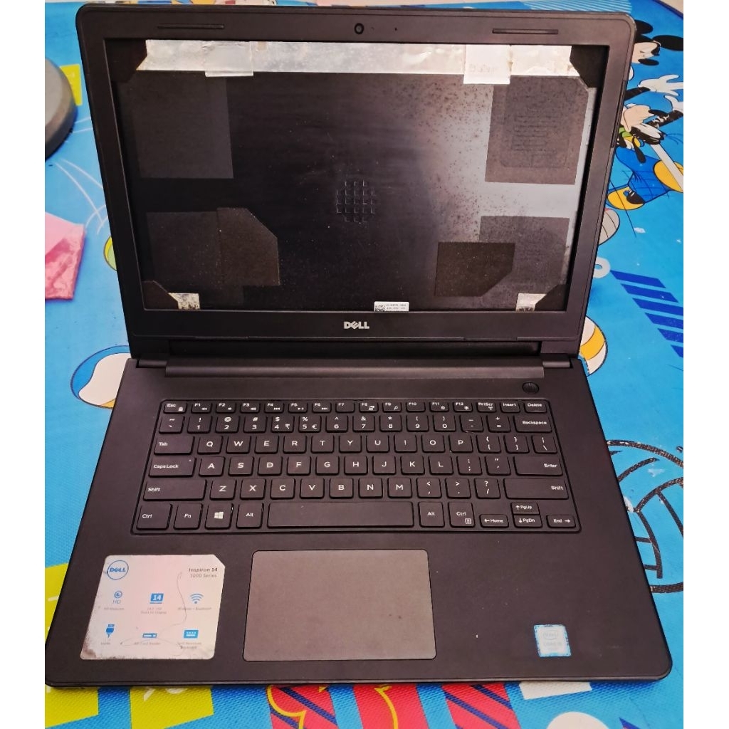 Dijual Casing Laptop Dell Inspiron 14, 3000 Series Hitam Second/Bekas