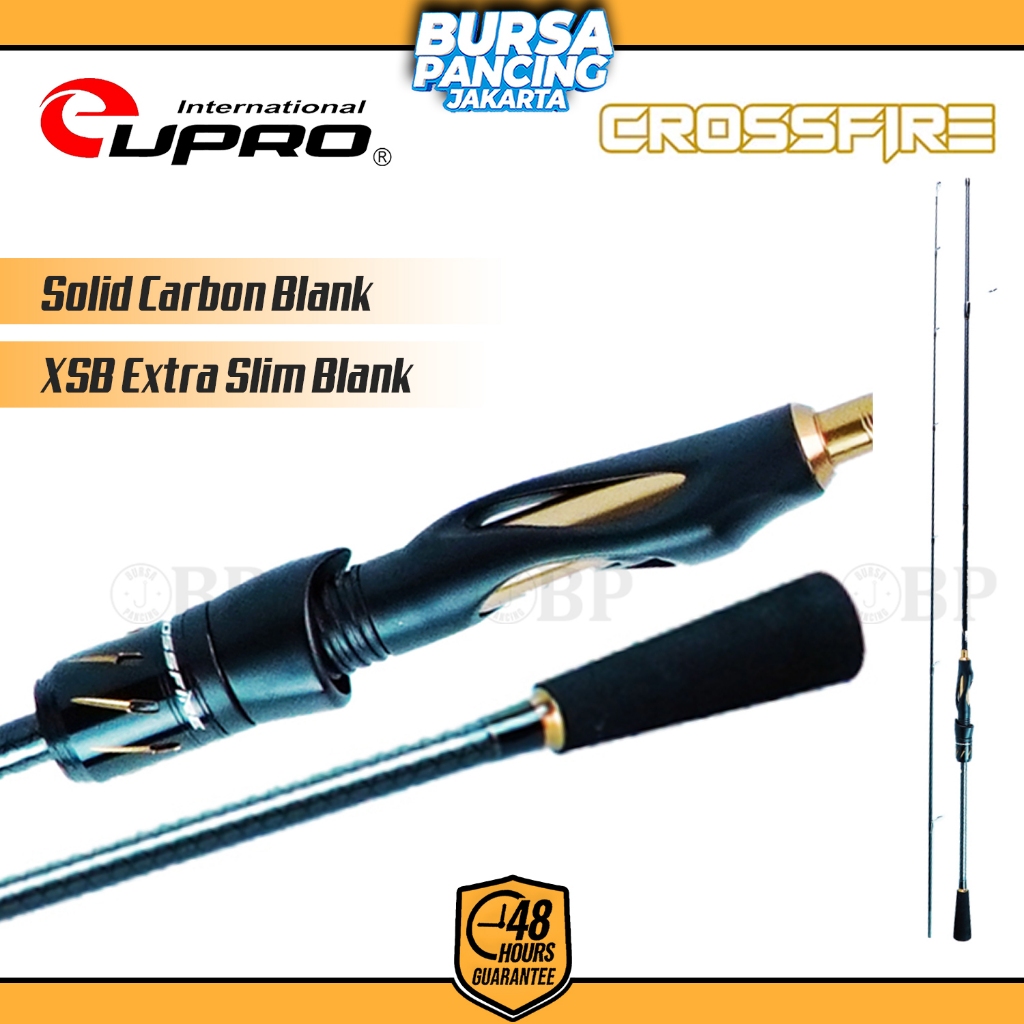 EUPRO Joran Pancing Spinning CROSSFIRE 662 - 702 Carbon Solid Material Graphite Lite 24 XSB Blank Jo