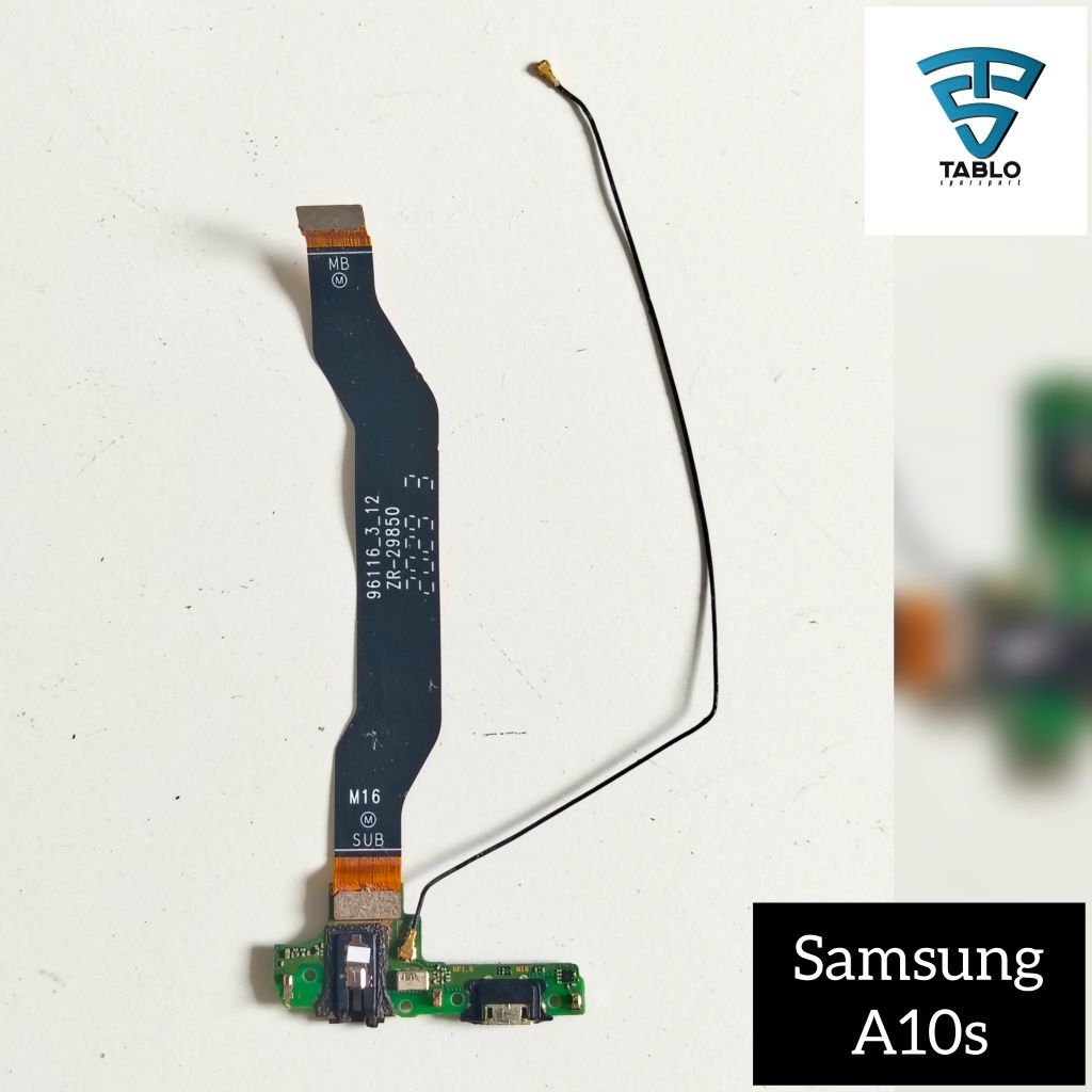papan konektor cas flexibel antena Samsung A10S BIG M16 original copotan hp