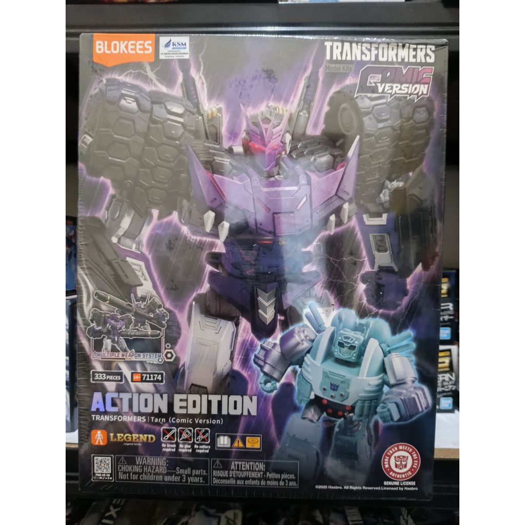 Blokees Action Edition Legend Series Transformers Tarn Comic Version Licensed By Hasbro Blokees Orig