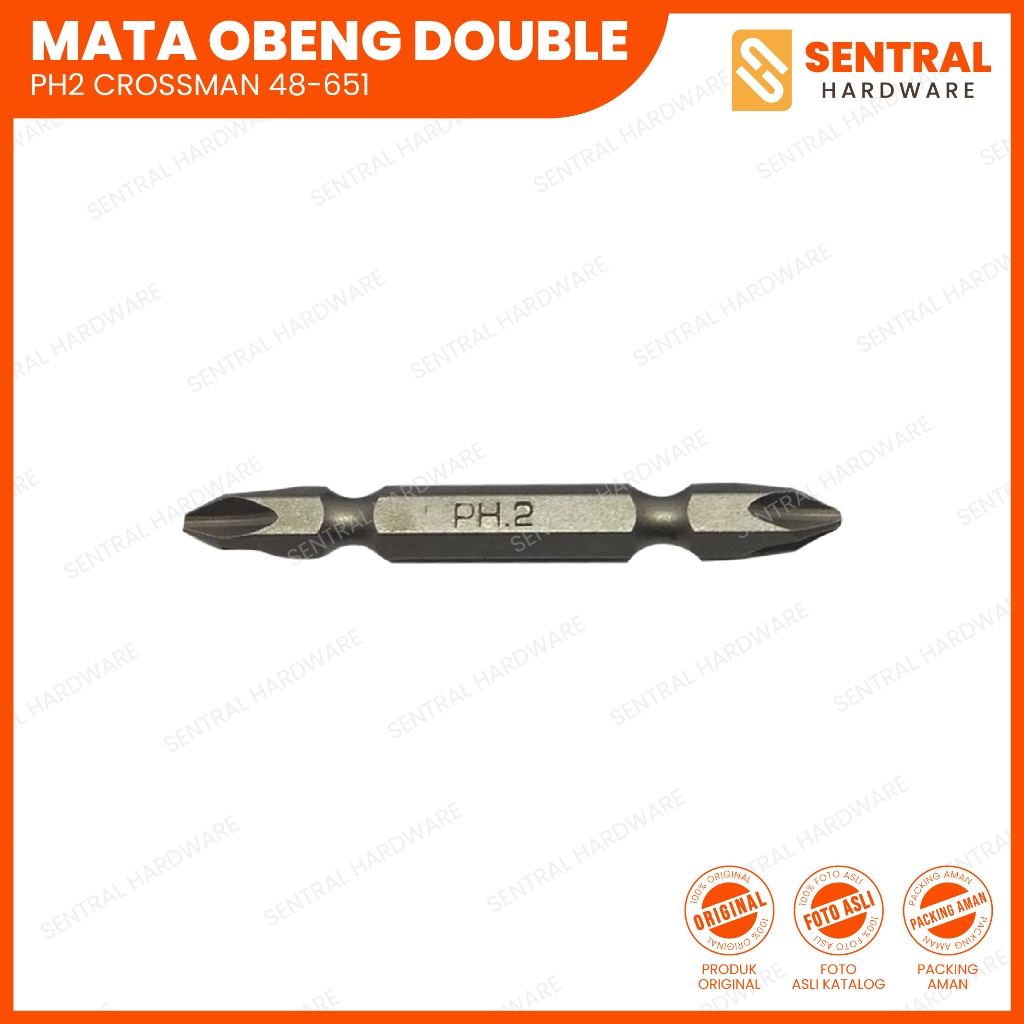 Mata Obeng Double End PH2 Crossman 48-651