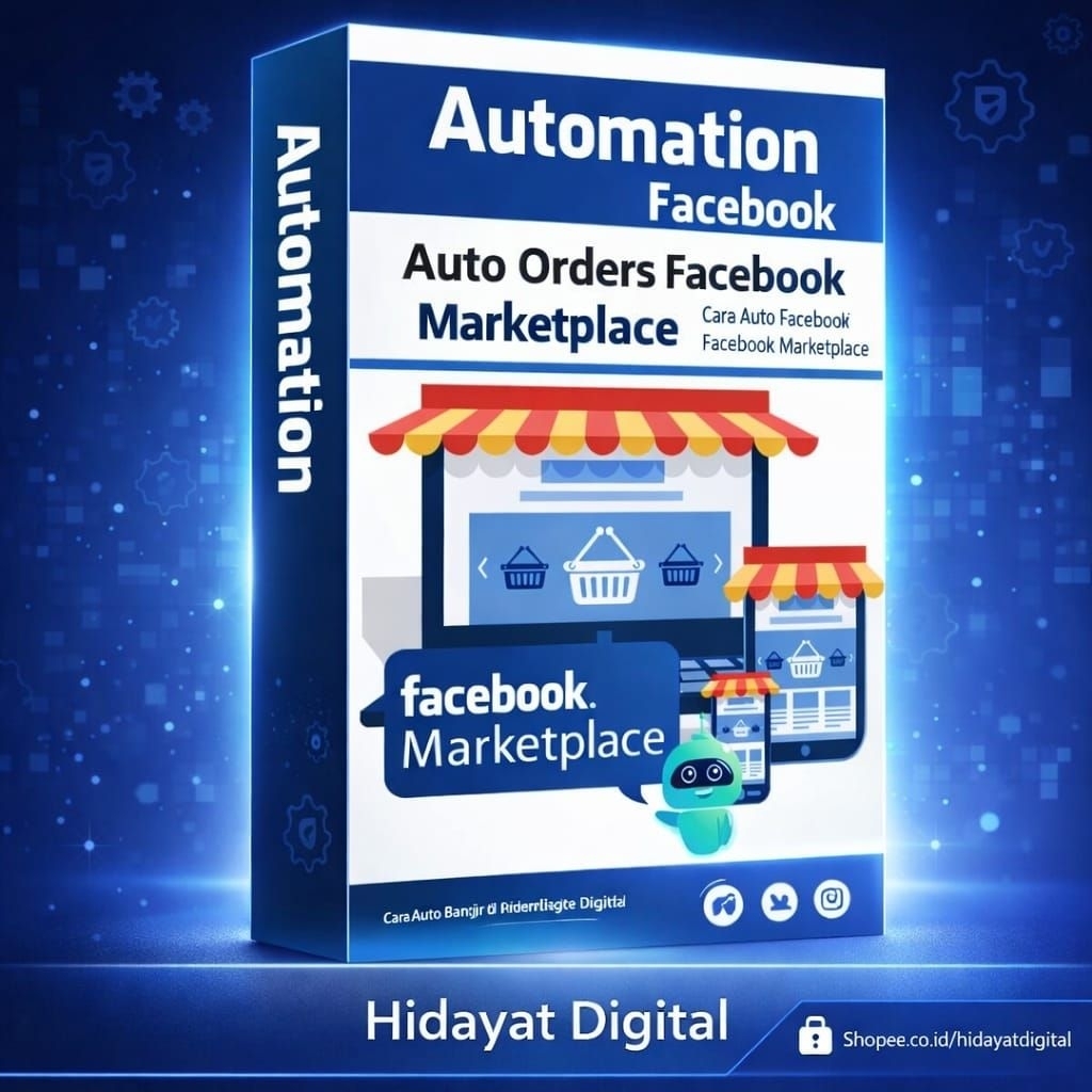 SOFTWARE AUTOMATION FB MP AUTO POSTING FACEBOOK MARKETPLACE BANJIR ORDERAN DIGITAL MARKETING PELUANG