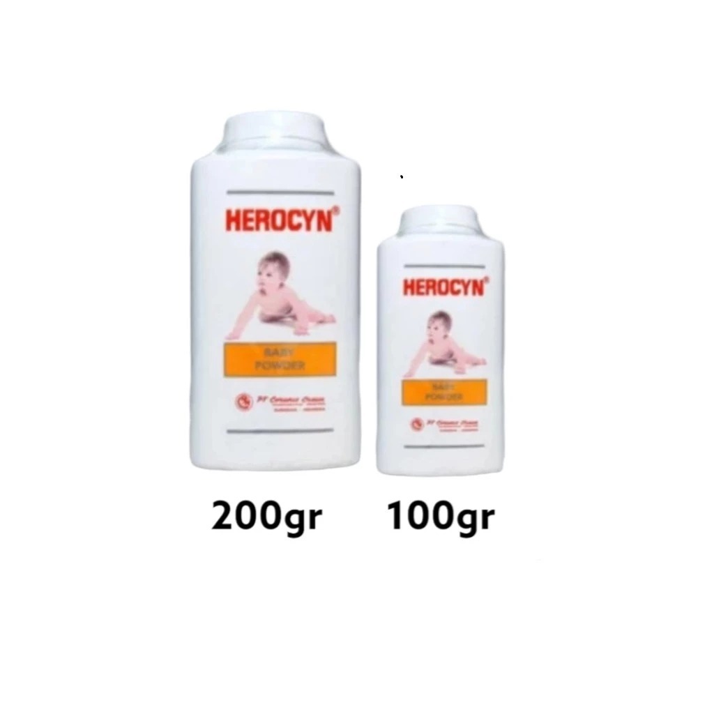 Herocyn Bedak Bayi Bedak Herocyn Bayi Bedak Gatal Bayi Bedak Obat Herocyn 100gr 200gr