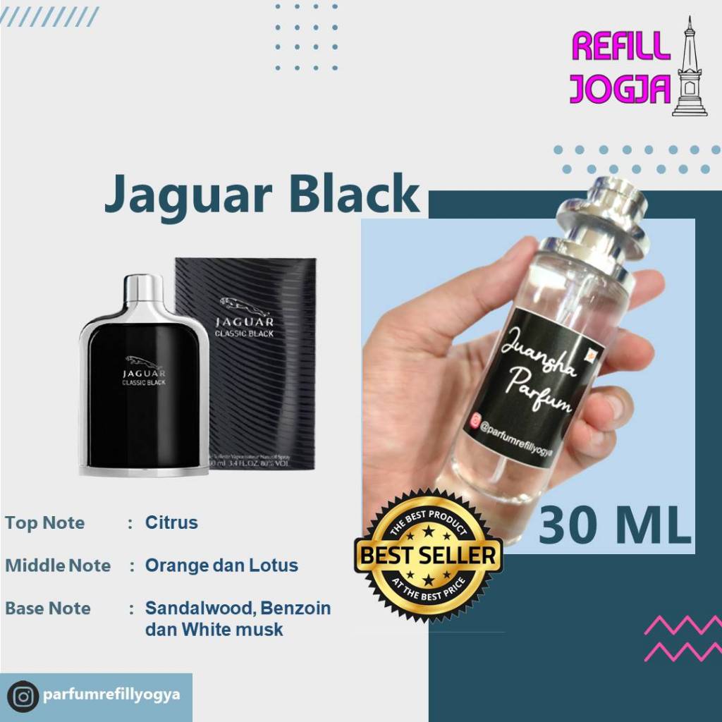 Parfum Refill JAGUAR BLACK kualitas terbaik|PRIA