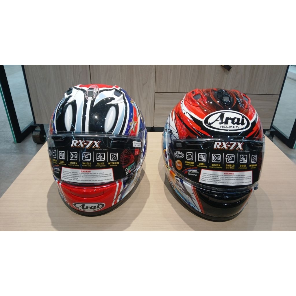 arai rx7x nakano red 99