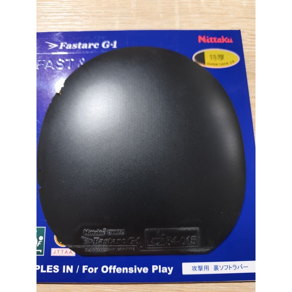 Nittaku Fastarc G1 2.0 Hitam Second Size Besar