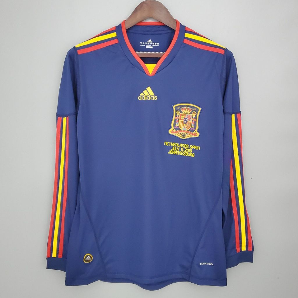 Jersey Spanyol Away 2010 Longsleeve