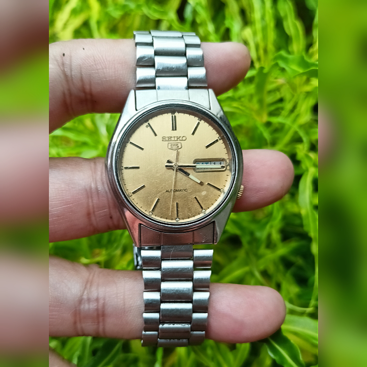 SEIKO 7009-2060 Gold Silver Watch Vintage Original Second | Jam Tangan Pria Preloved