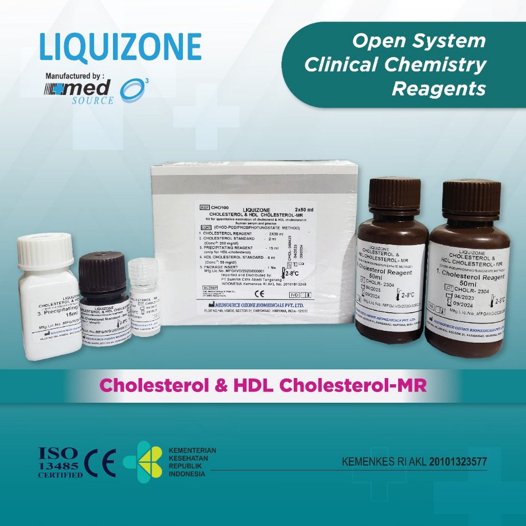 LIQUIZONE Cholesterol dan HDL Cholesterol - MR 2x50mL
