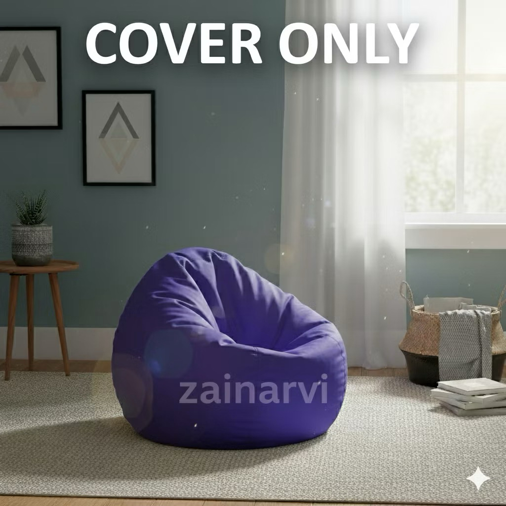 (Cover Only) Bean Bag Pumpkin Waterproof Kursi Busa Bean Bag Kursi Sofa Minimalis