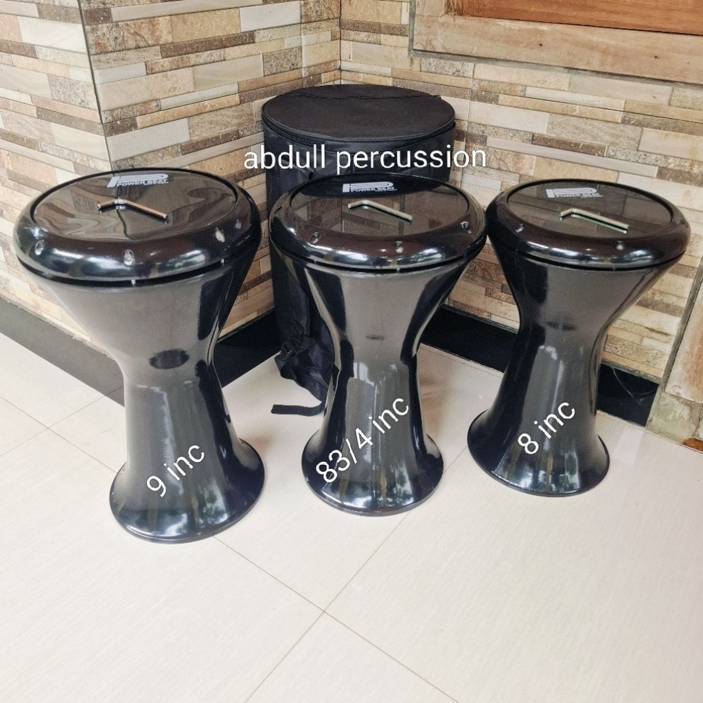 DARBUKA POLOSAN HITAM GILAP