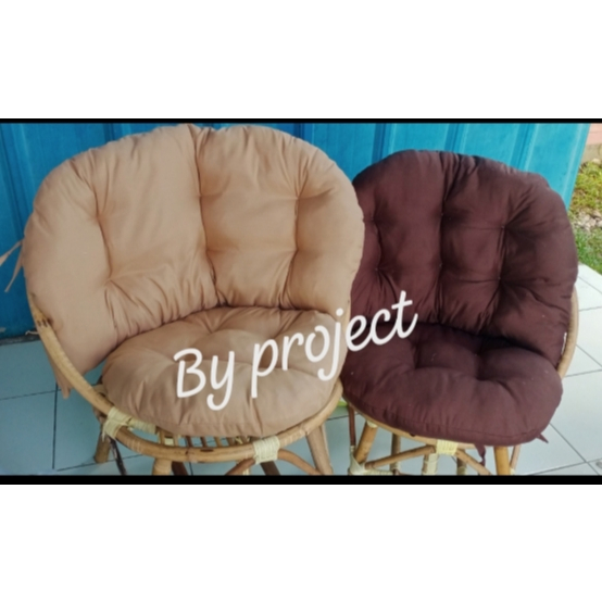 Alas kursi Rotan momon /bantal kursi