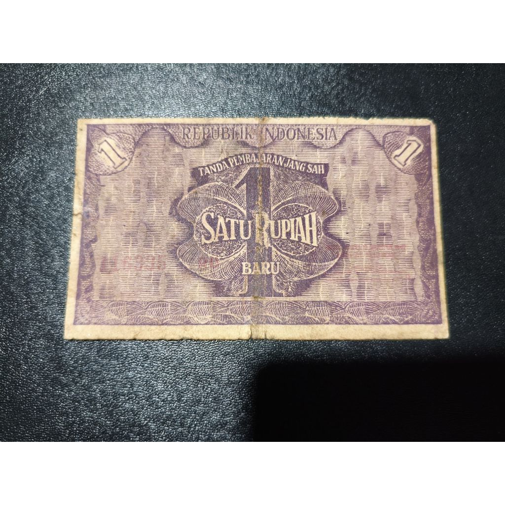 Uang kuno 1 rupiah tahun 1949 Orida