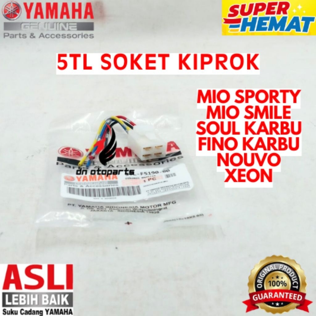 SOKET KIPROK ORIGINAL YAMAHA KODE 5TL, SOKET KIPROK MIO SPORTY, SOKET KIPROK MIO SMILE, SOKET KIPROK