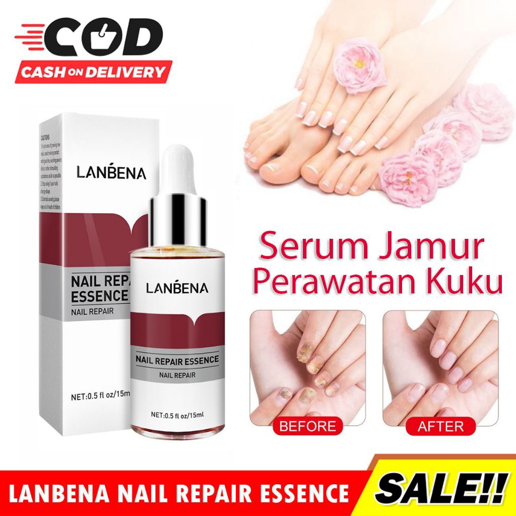SERUM LANBENA NAIL REPAIR ESSENCE SERUM KUKU LANBENA SERUM KUKU PERAWATAN AMPUH UNTUK KUKU PECAH KAS