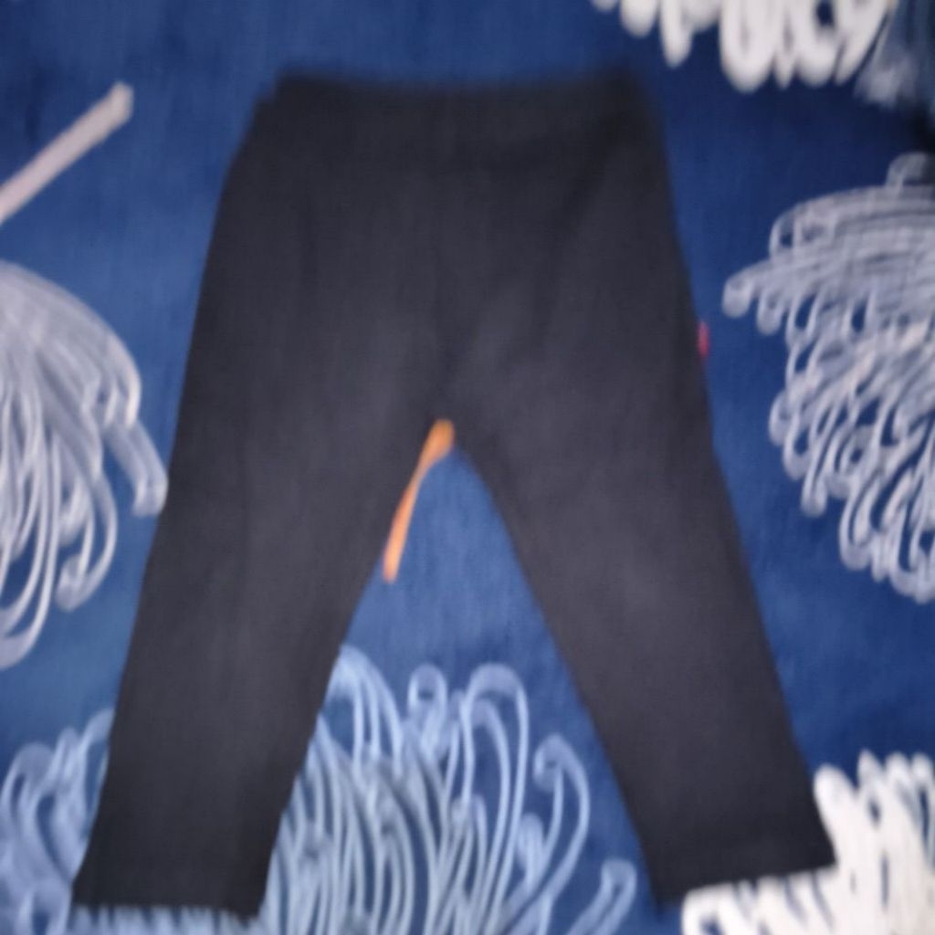 [Preloved] Celana Legging Hitam Anak Bahan Rib Knit
