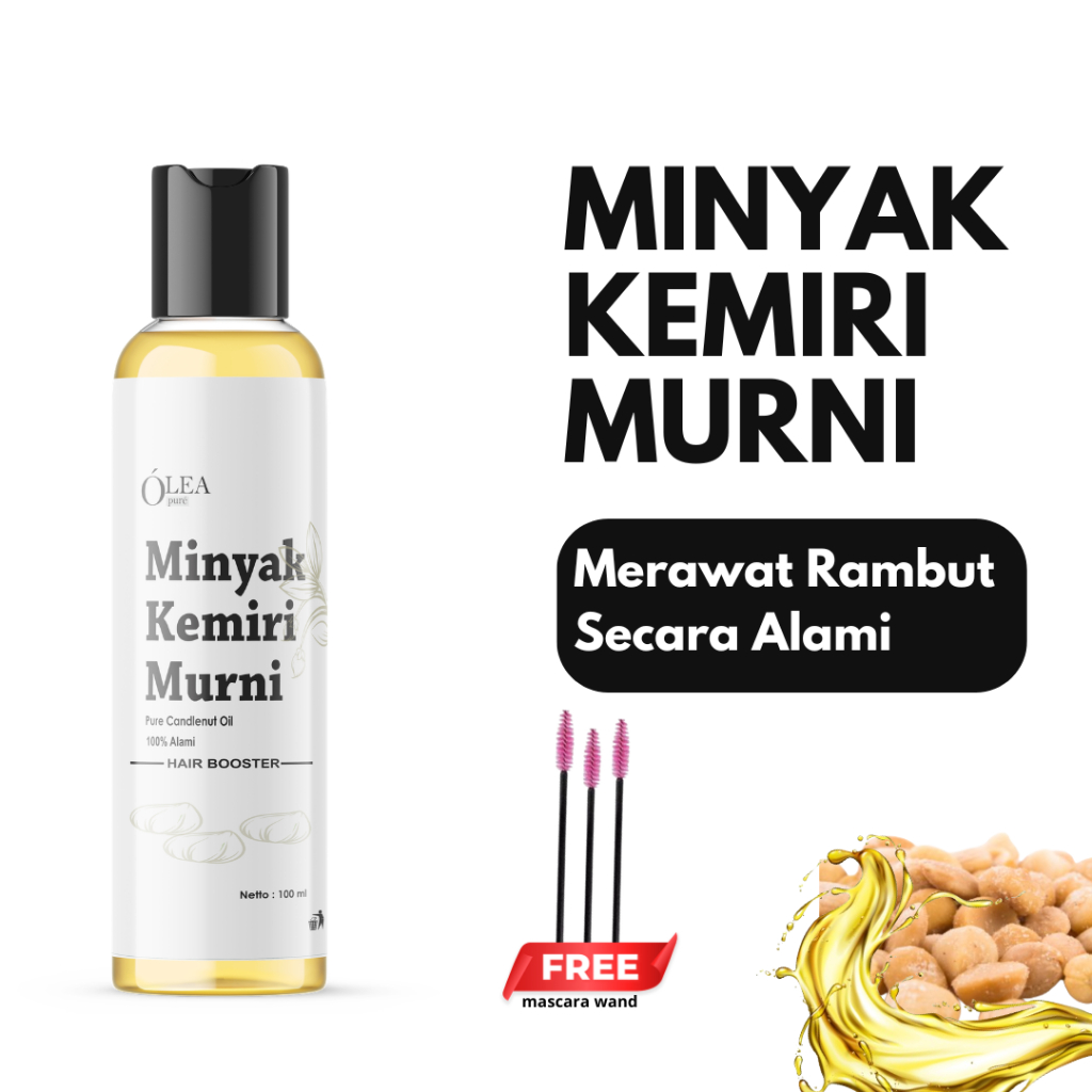 minyak kemiri murni asli 100% - minyak kemiri 100 ml