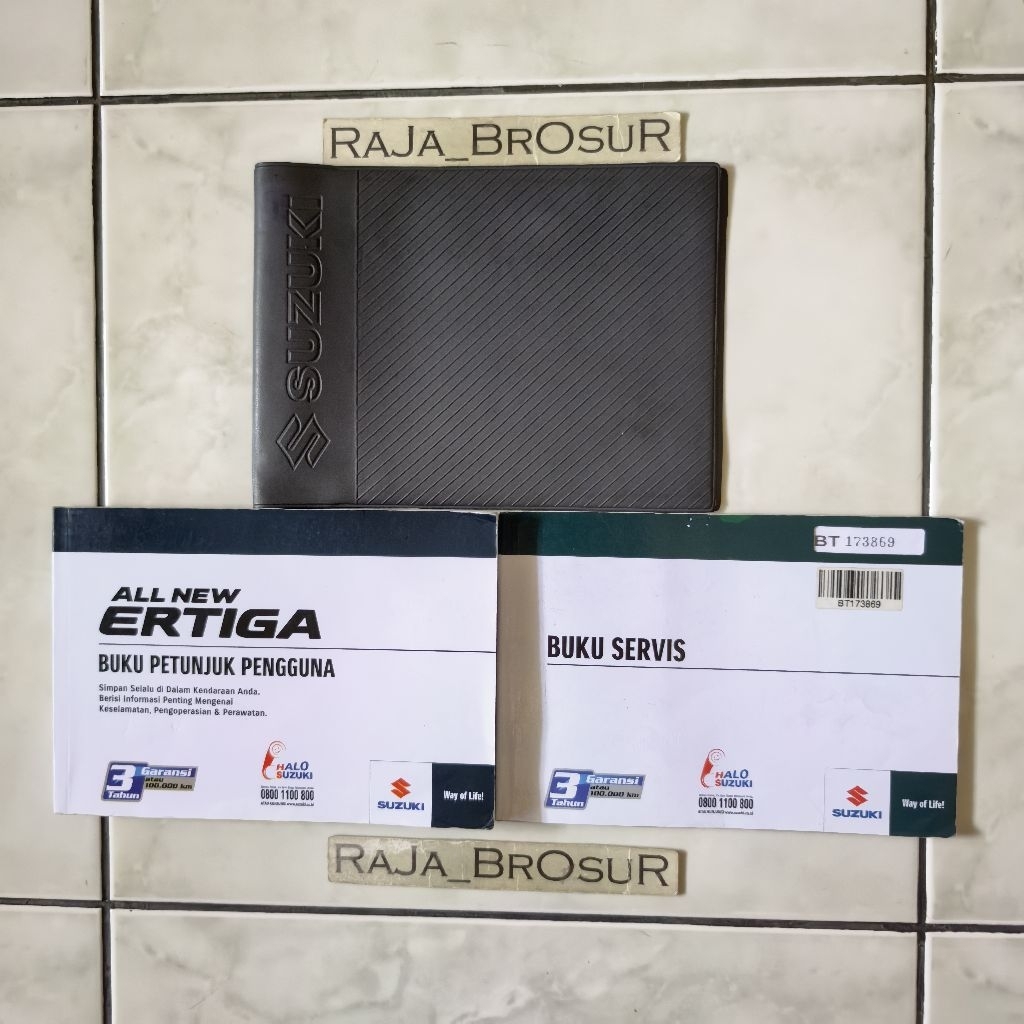 Buku petunjuk Buku Servis Manual book Suzuki All New Ertiga 2018-2022 Free tas ORI Original 1 Set