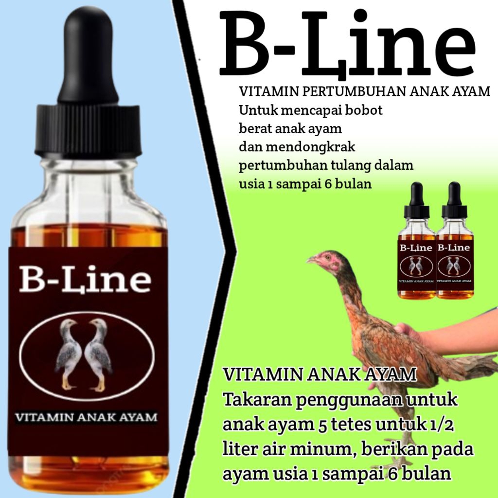 Vitamin penggemuk anak ayam Bangkok B-Line