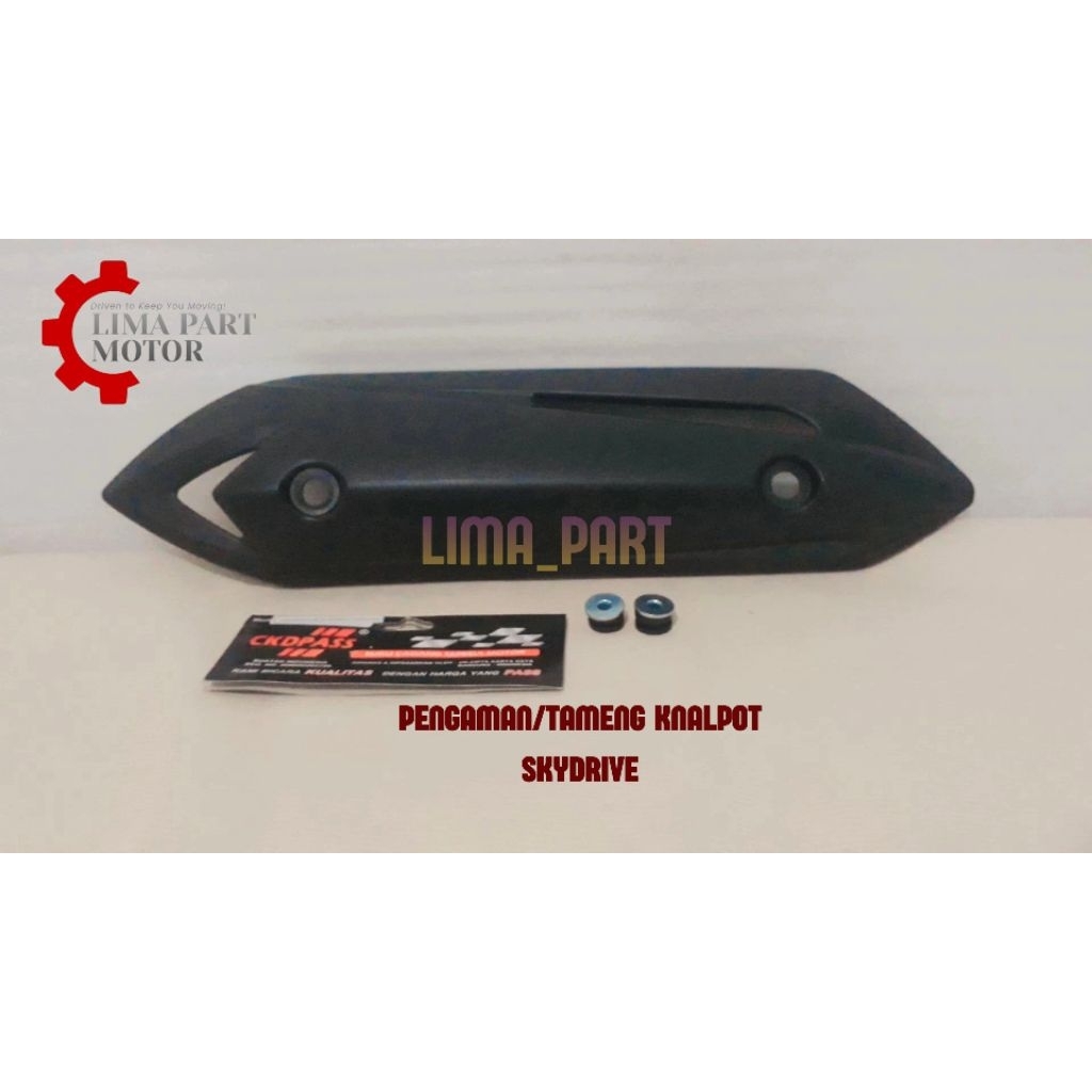 Cover Pelindung Knalpot Motor Suzuki SkyDrive - Tahan Lama, Presisi, Mudah Dipasang