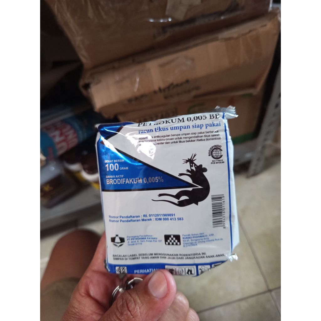 Petrokum Racun Tikus Mati Kering Tanpa Bau