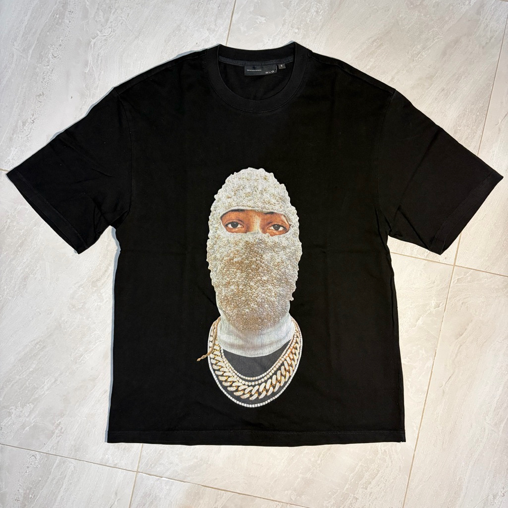 IH NOM UH NIT PARIS GXG MASK FUTURE BLACK TOP TSHIRT