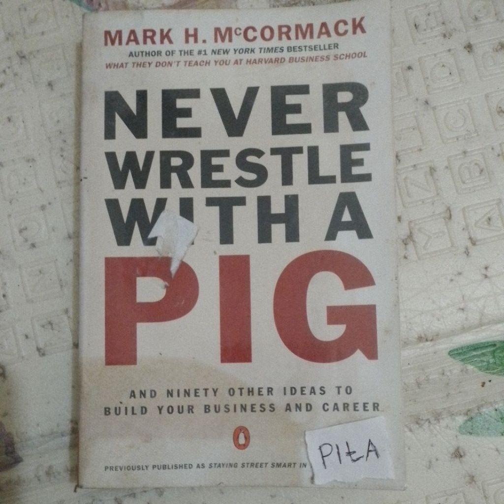 never wrestle witha pig