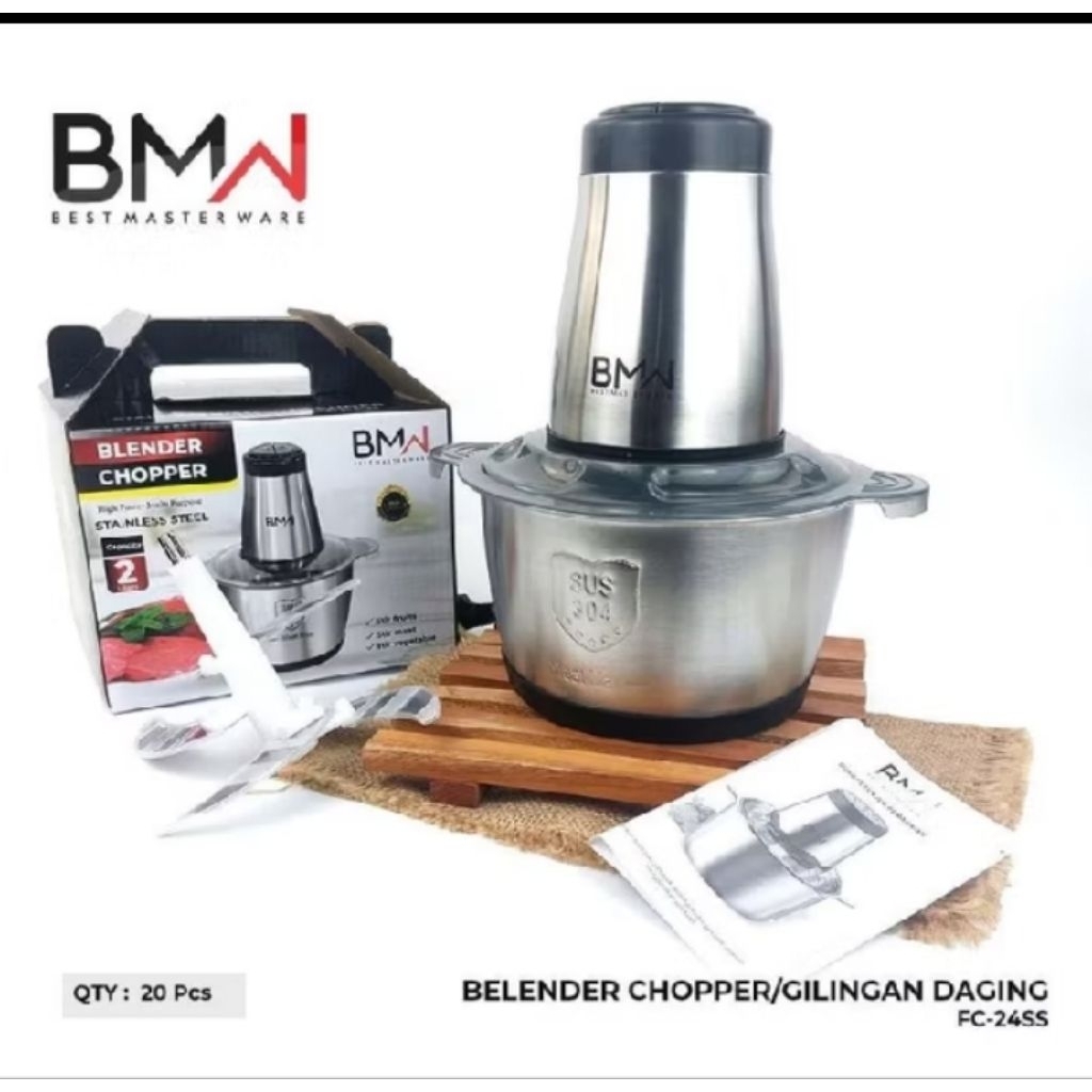 BMW food Chopper stainless steel