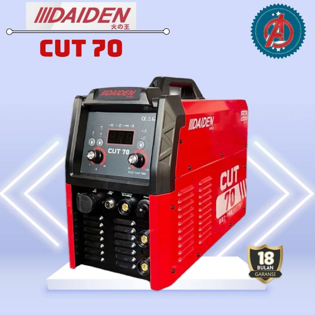 Mesin Las CUT 70 With Compressor DAIDEN 3Phase 380V / Mesin Las Listrik Potong Inverter Cutting Plas