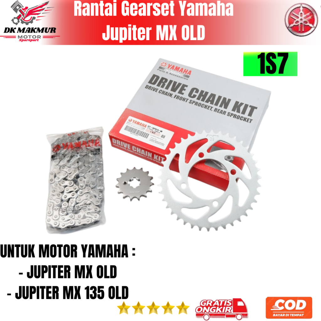 Rantai Gearset 1S7 Motor Yamaha Jupiter MX OLD dk