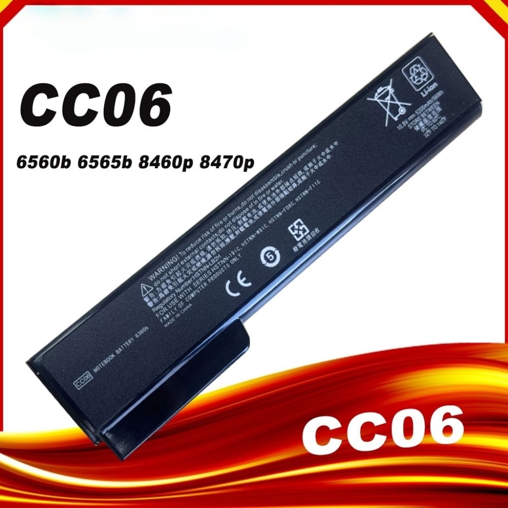 Battery HP Elitebook 8460P 8460W 8470P 8560P 6570B 6360B 6460B 6364B 6470B CC06 HSTNN-UB2F CC06XL