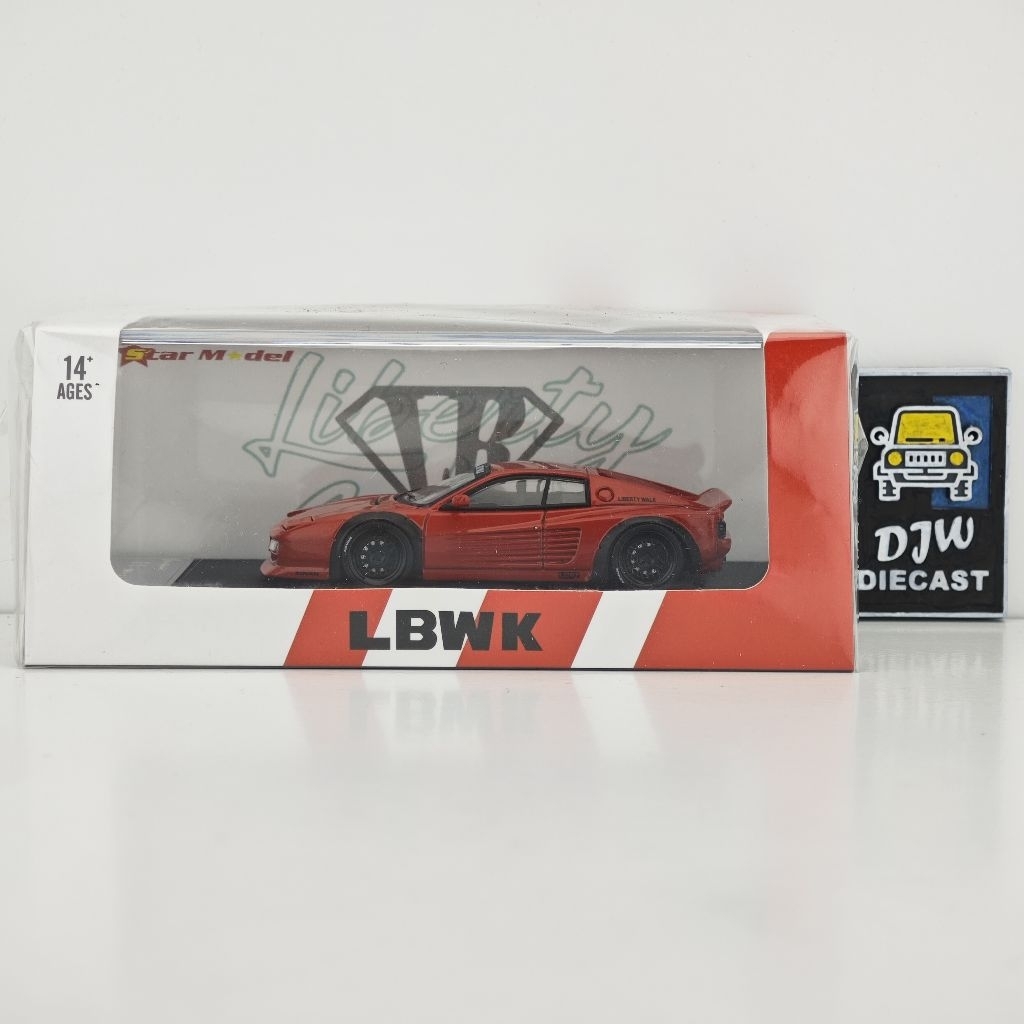 Star Model 1/64 Ferrari 512TR LBWK Liberty Walk Red