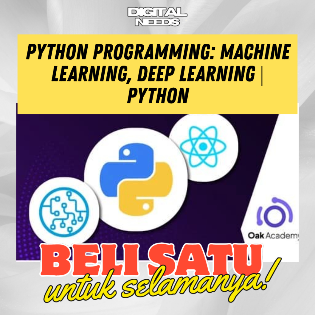 [e-course] Belajar Python Programming, Machine Learning & Deep Learning with Python 2026
