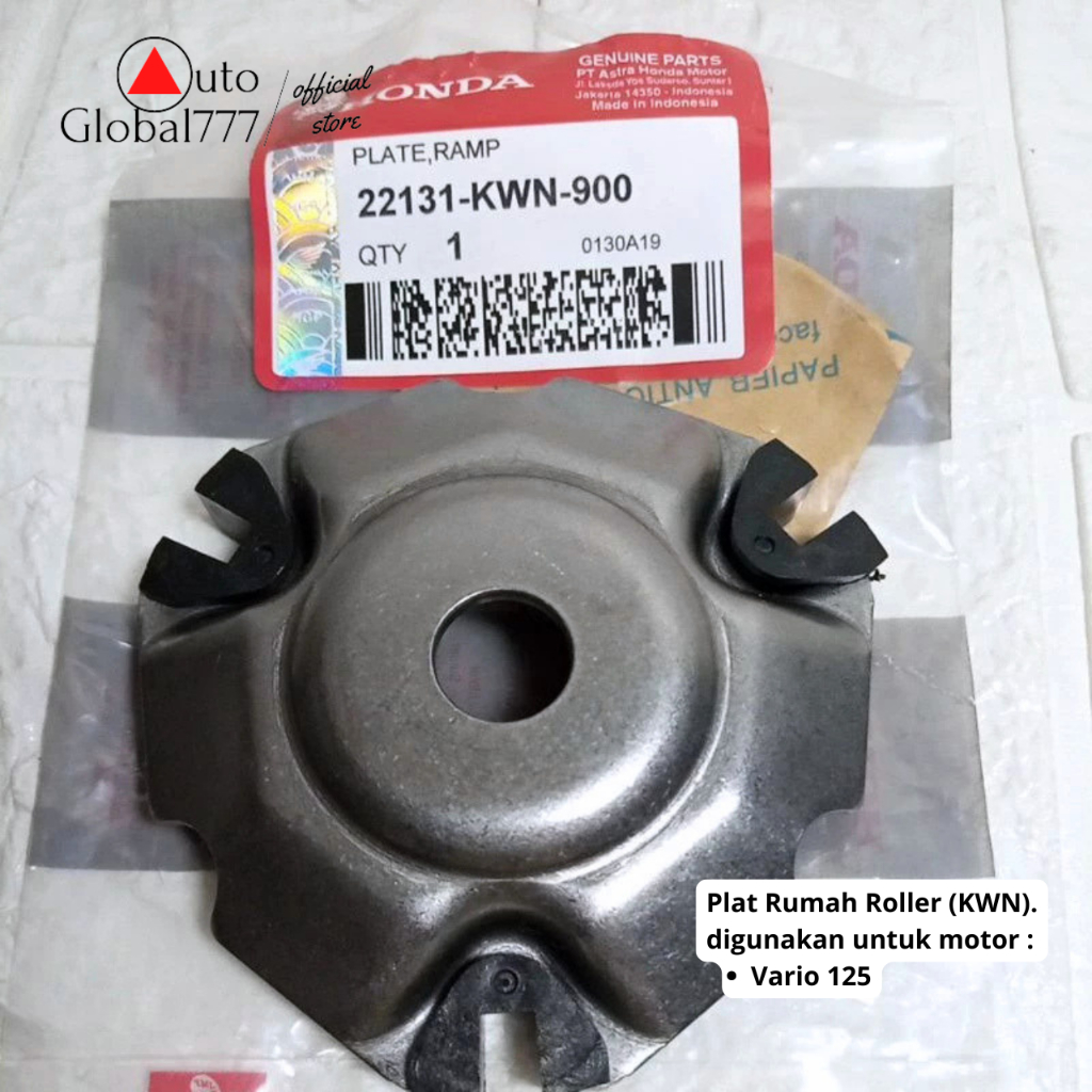 Plat Rumah Roller Vario 125 AHM 22131-KWN