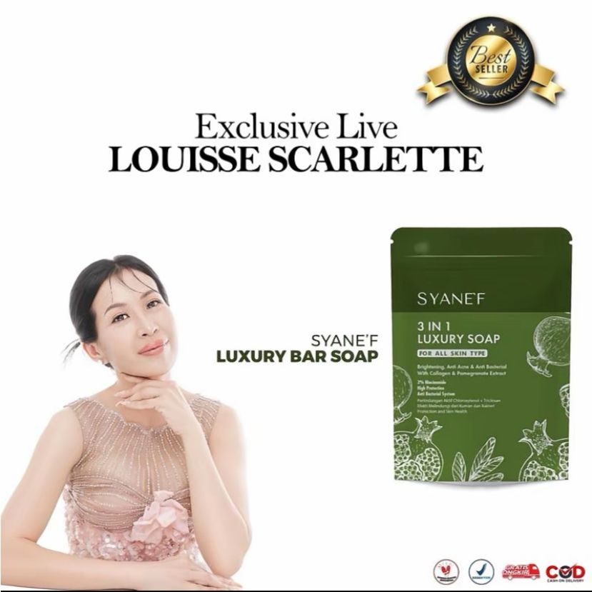 syane'f bar soap Sabun Panu Ampuh 3 Hari Hilang | Sabun Anti Jamur Kulit Panu Kurap Gatal | Sabun He