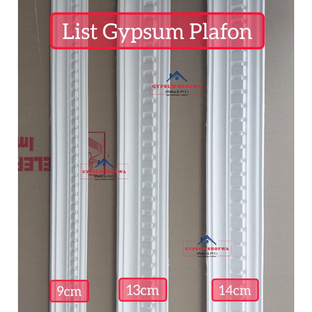 List gypsum plafon motif piano 9 cm, 13 cm, 14 cm / Lis profil plafon / lis kornis cornice gypsum