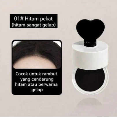 Kakashow Powder Penghitam Rambut — Solusi Instan Rambut Terlihat Lebih Tebal  Powder Penghitam Rambu