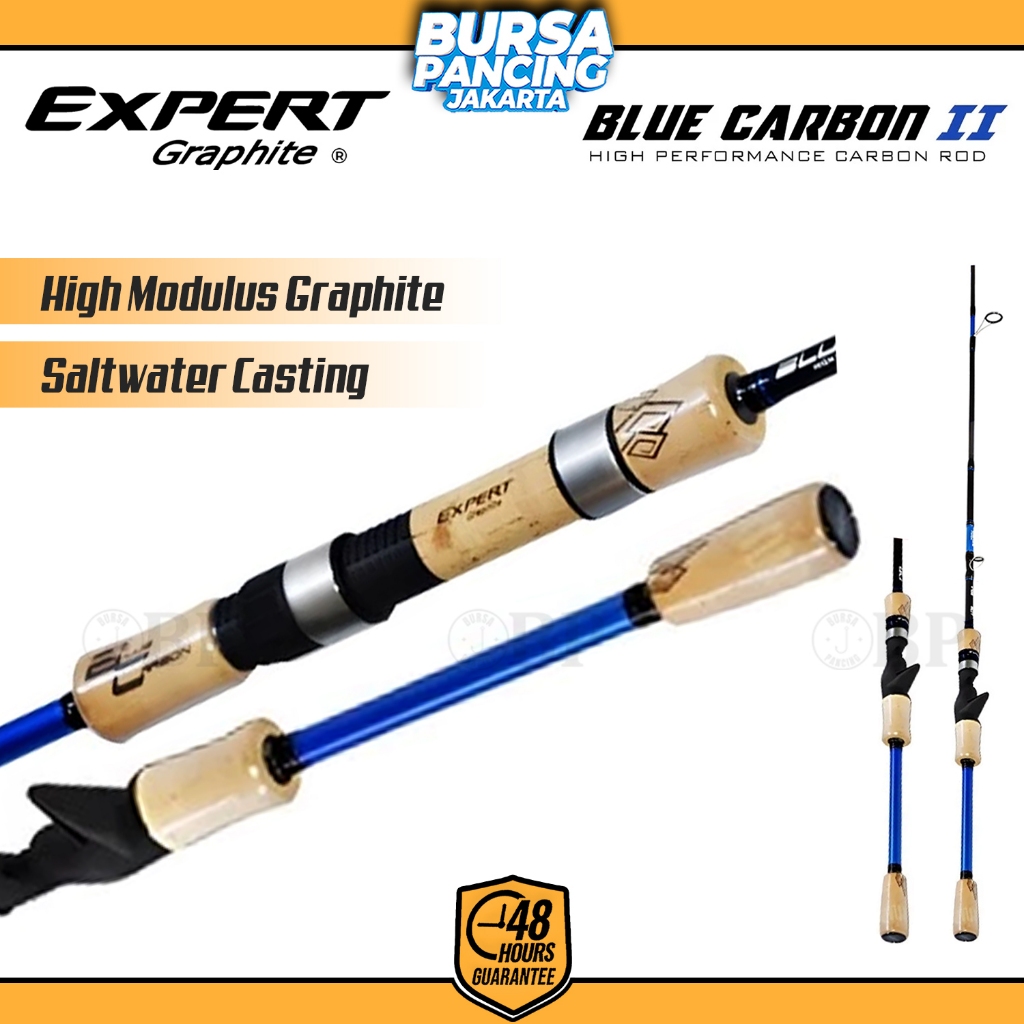 EXPERT GRAPHITE Joran Pancing BLUE CARBON II 180cm - 198cm Hi-Carbon Blank Fuji Component Joran Panc