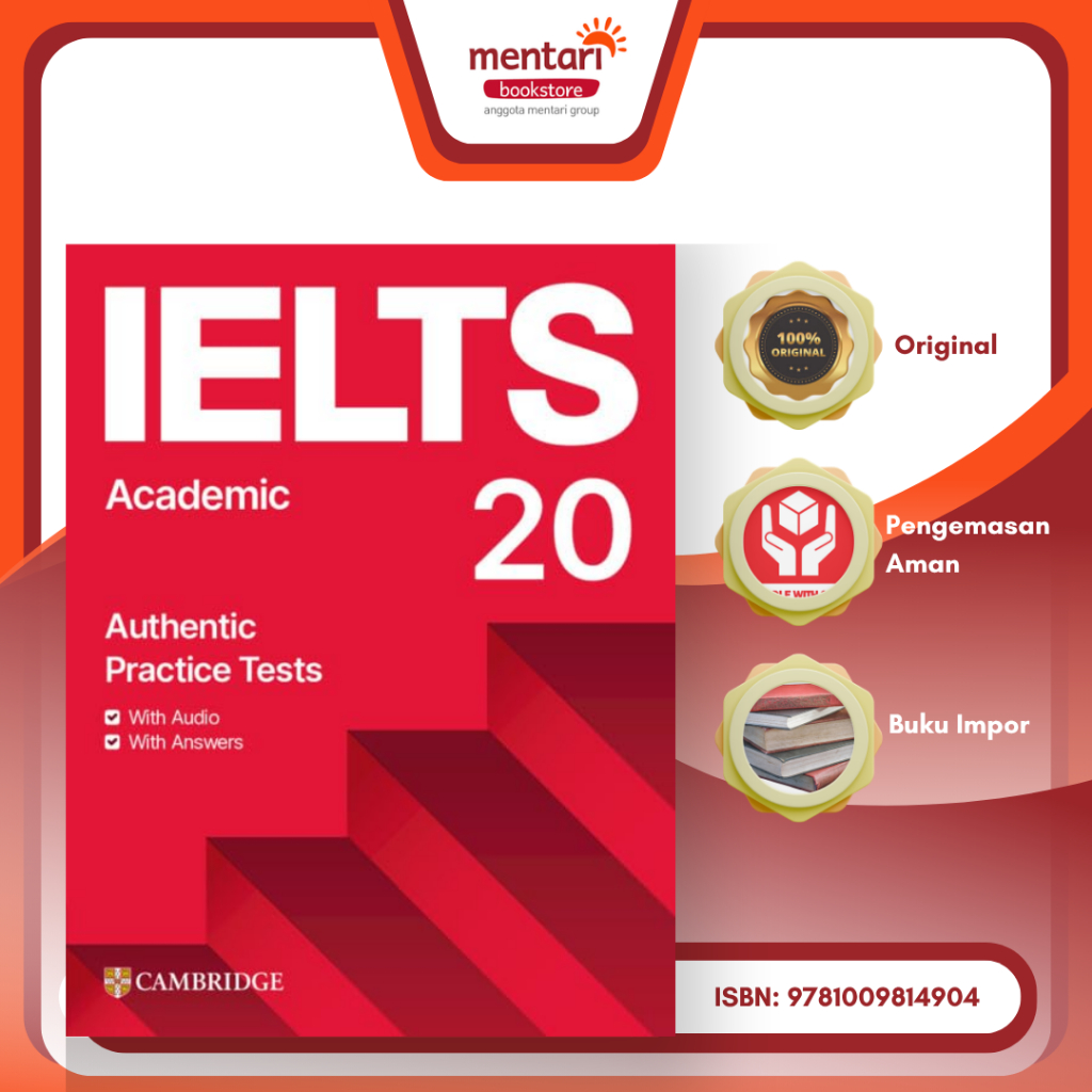 Cambridge IELTS 20 Academic Student’s Book with Answers | Buku Latihan Tes IELTS Academic + Audio