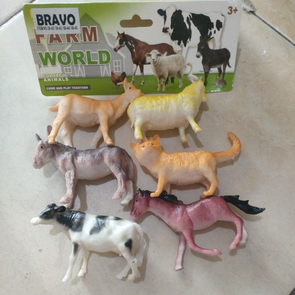 Hewan Ternak Karet Farm Animal