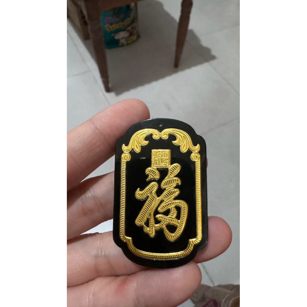 Liontin Giok Asli Fuk/Keberuntungan