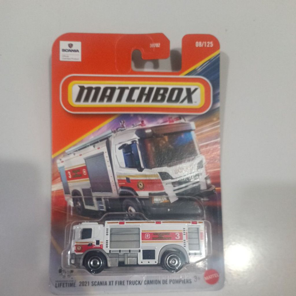 matchbox 2021 scania fire truck Diecast Original