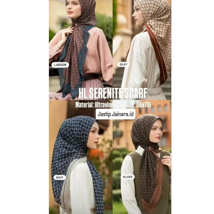 HL Serenity Scarf Heaven Lights / Jastip Heaven Lights / Ready scarf Heaven Lights