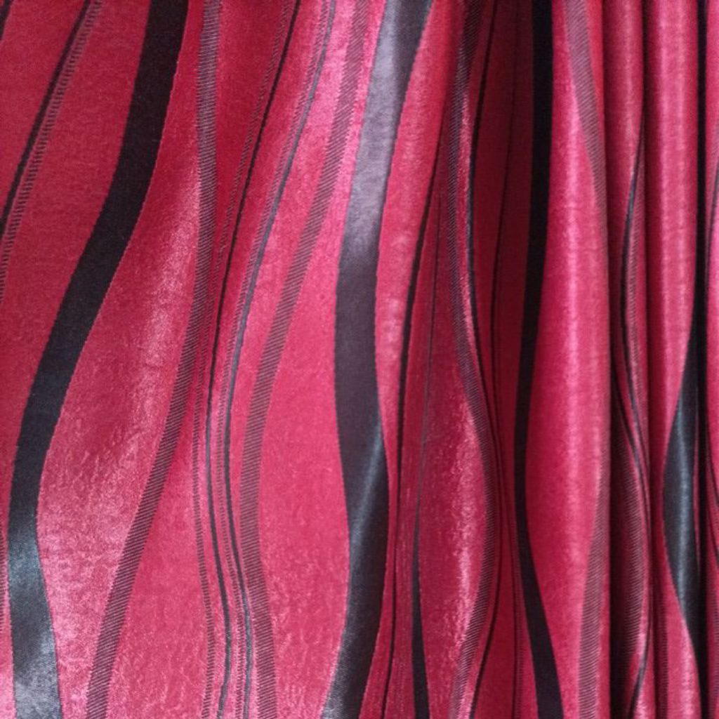 GORDEN Blackout FLOGING bulu SALUR MERAH HITAM